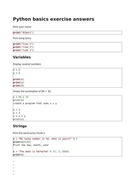 Python Exercises, Practice, Solution .
